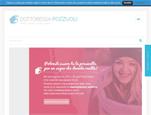 Tablet Screenshot of dottoressapozzuoli.com